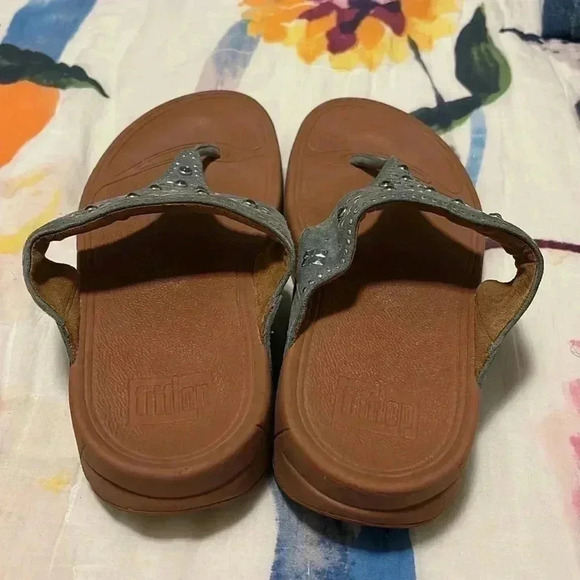 Fitflop Lulu Aztec Stud Suede Sandals - Picture 2 of 7